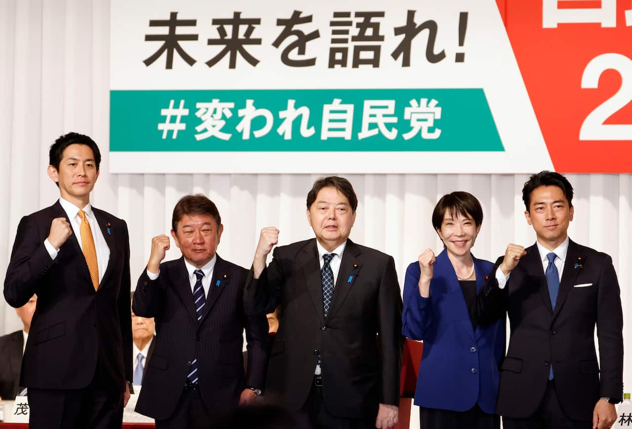 LDP election campaign in Tokyo