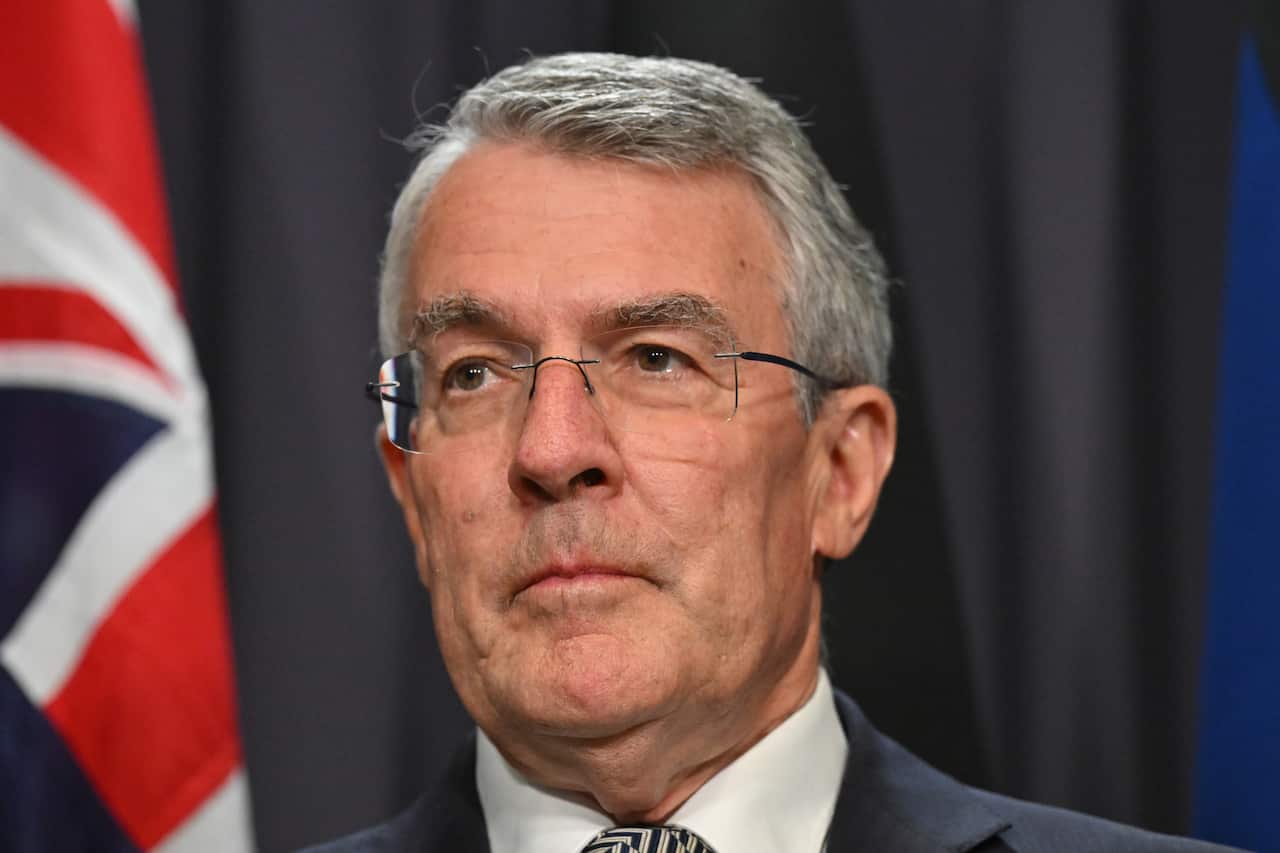 Attorney-General Mark Dreyfus at a press conference at Parliament House in Canberra