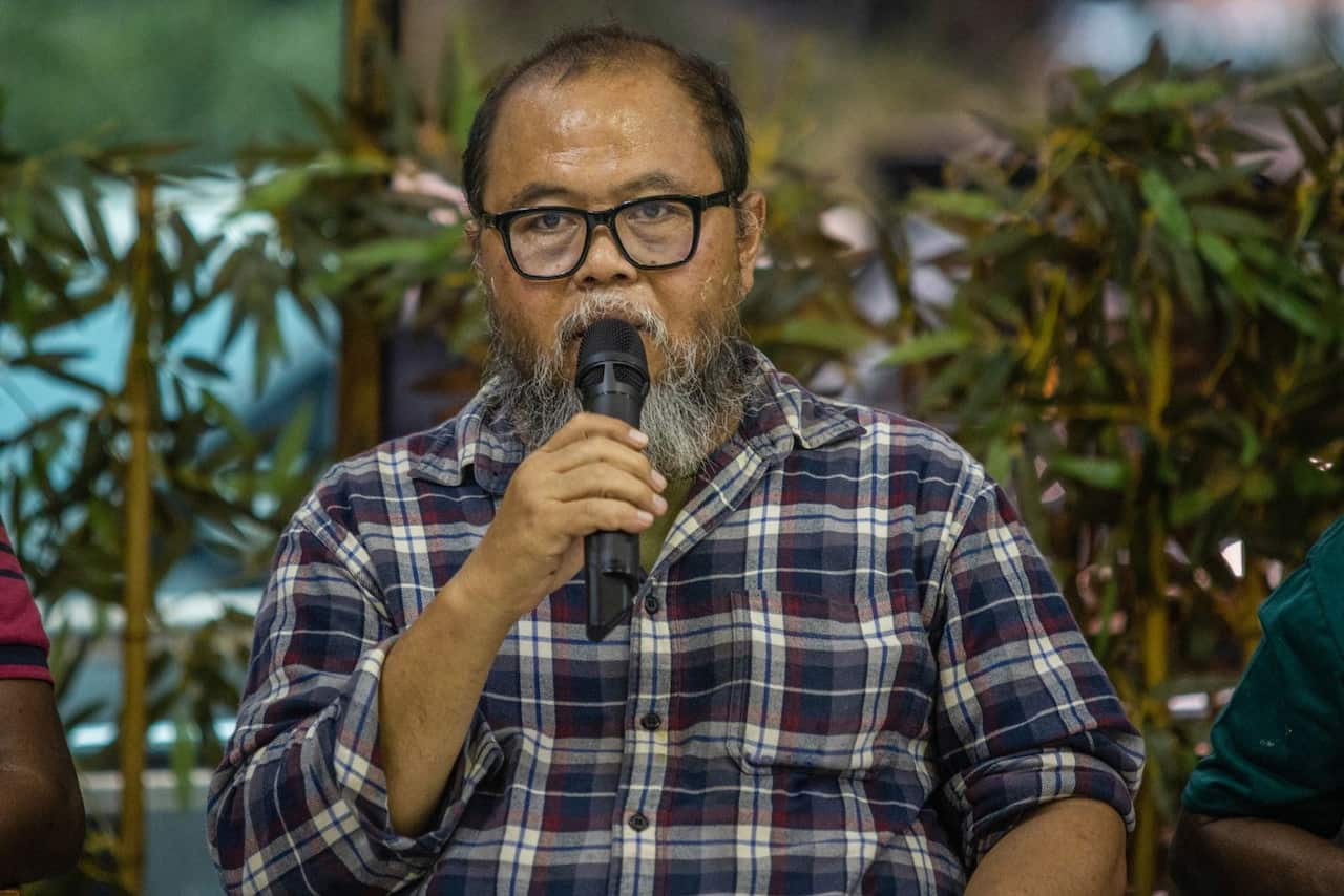 Franky Anggi Samperante from the Satya Bumi NGO who was involved in advocating for the project.