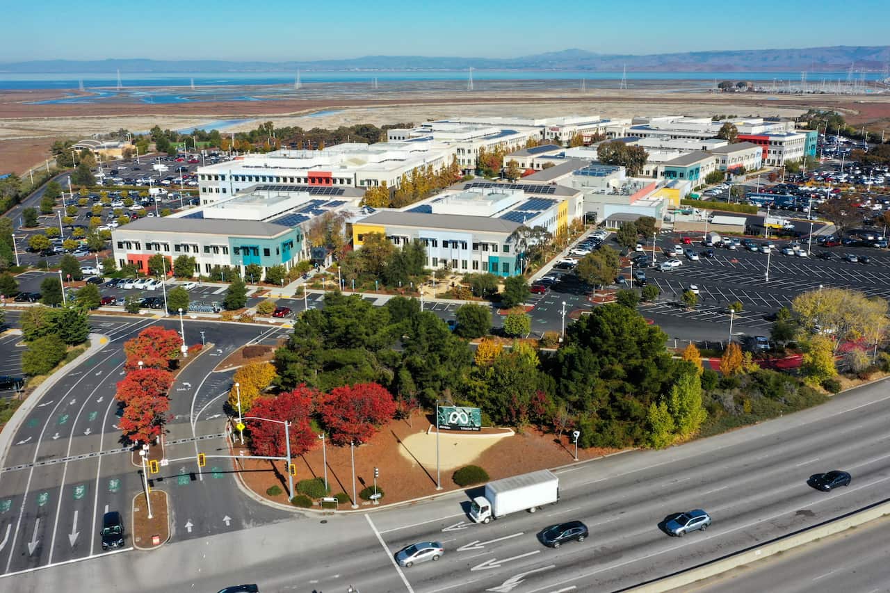 Facebook - Meta Headquarters in Menlo Park, CA