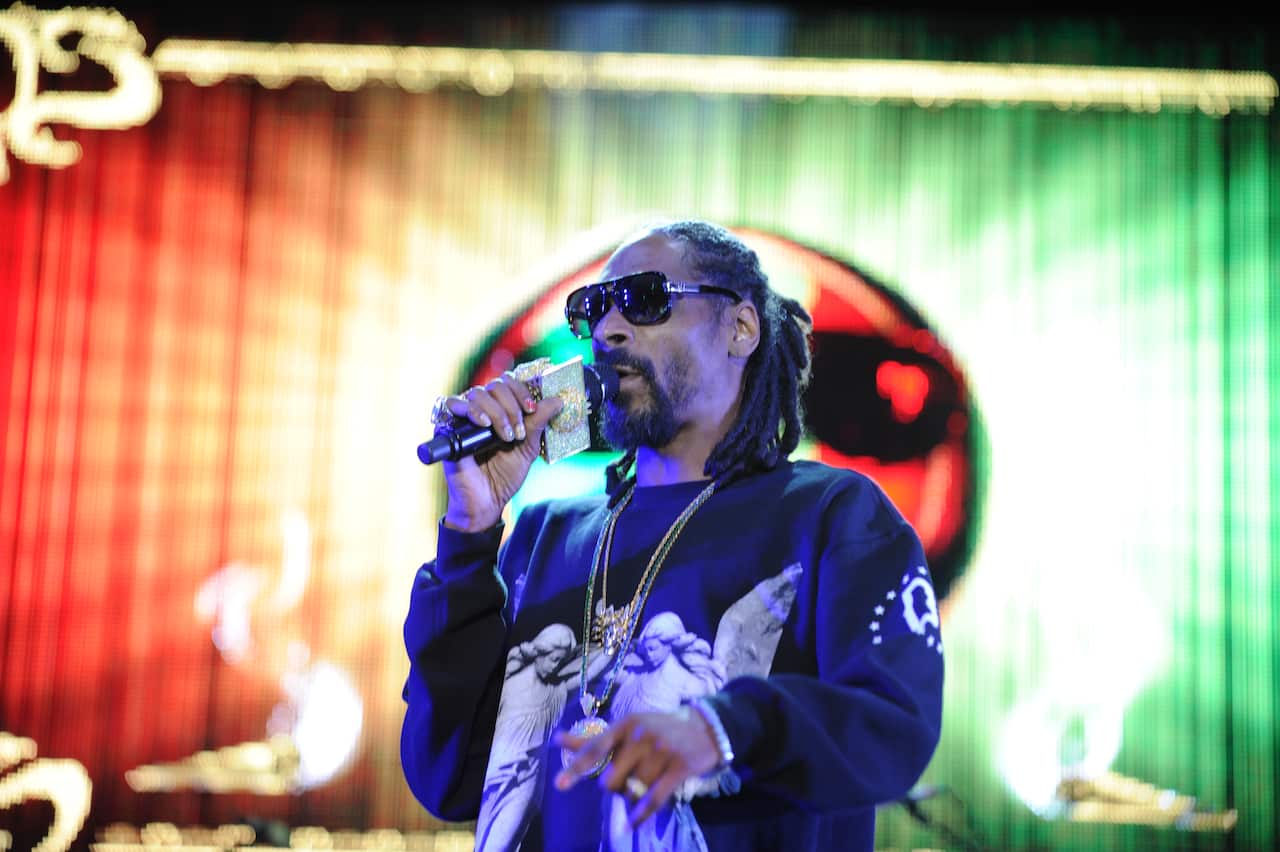 Snoop Dogg on stage