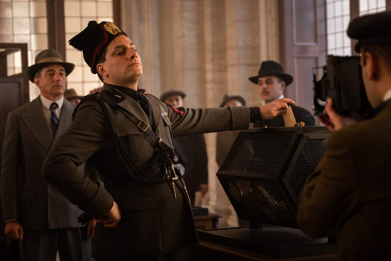 Luca Marinelli in "Mussolini: Son Of The Century"