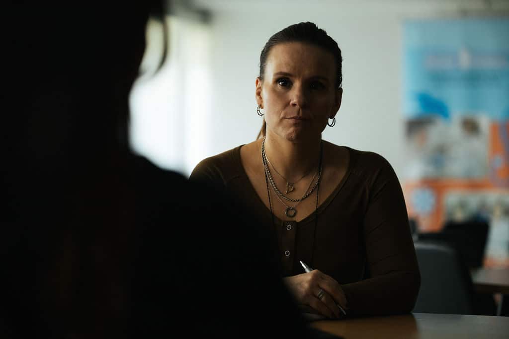 Kristín Þóra Haraldsdóttir as Soffía Falsdóttir in 'Cold Haven'