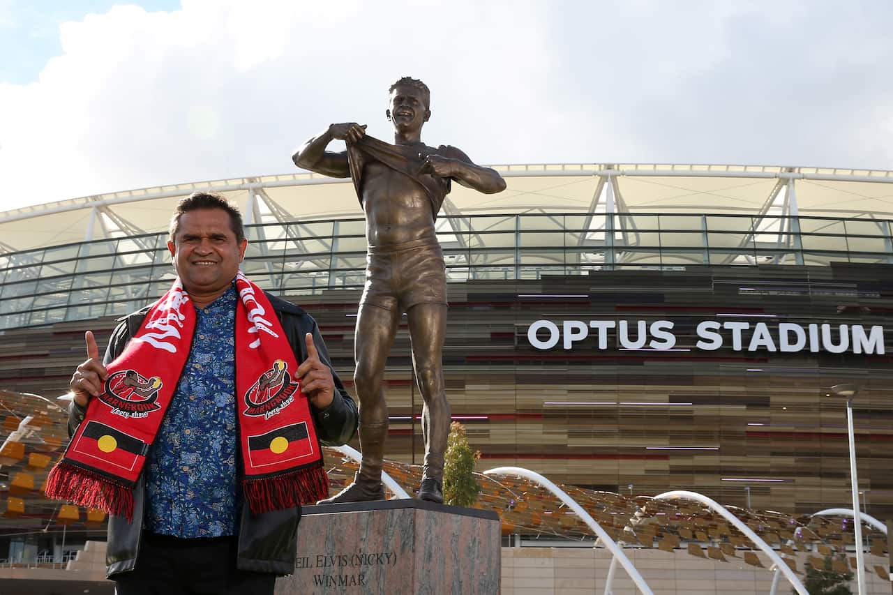 Nicky Winmar Statue Unveiling at Optus Stadium