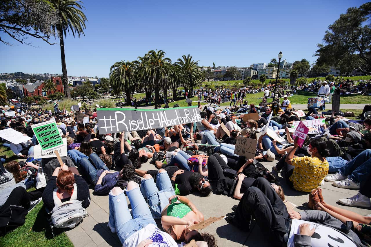 San Francisco Defend Roe v. Wade Emergency March in San Francisco, US - 14 May 2022