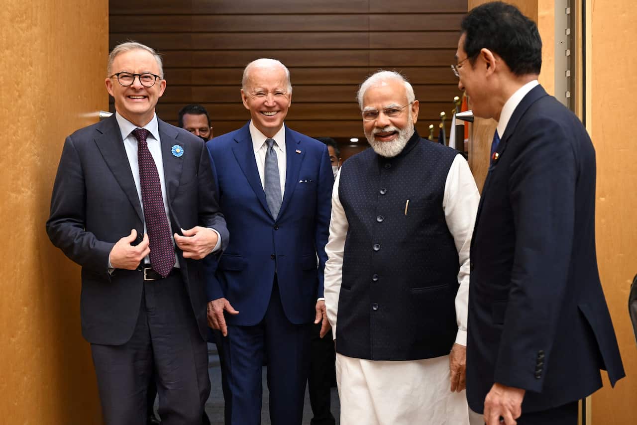 JAPAN-US-AUSTRALIA-INDIA-DIPLOMACY