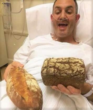 James began making bread in recovery 