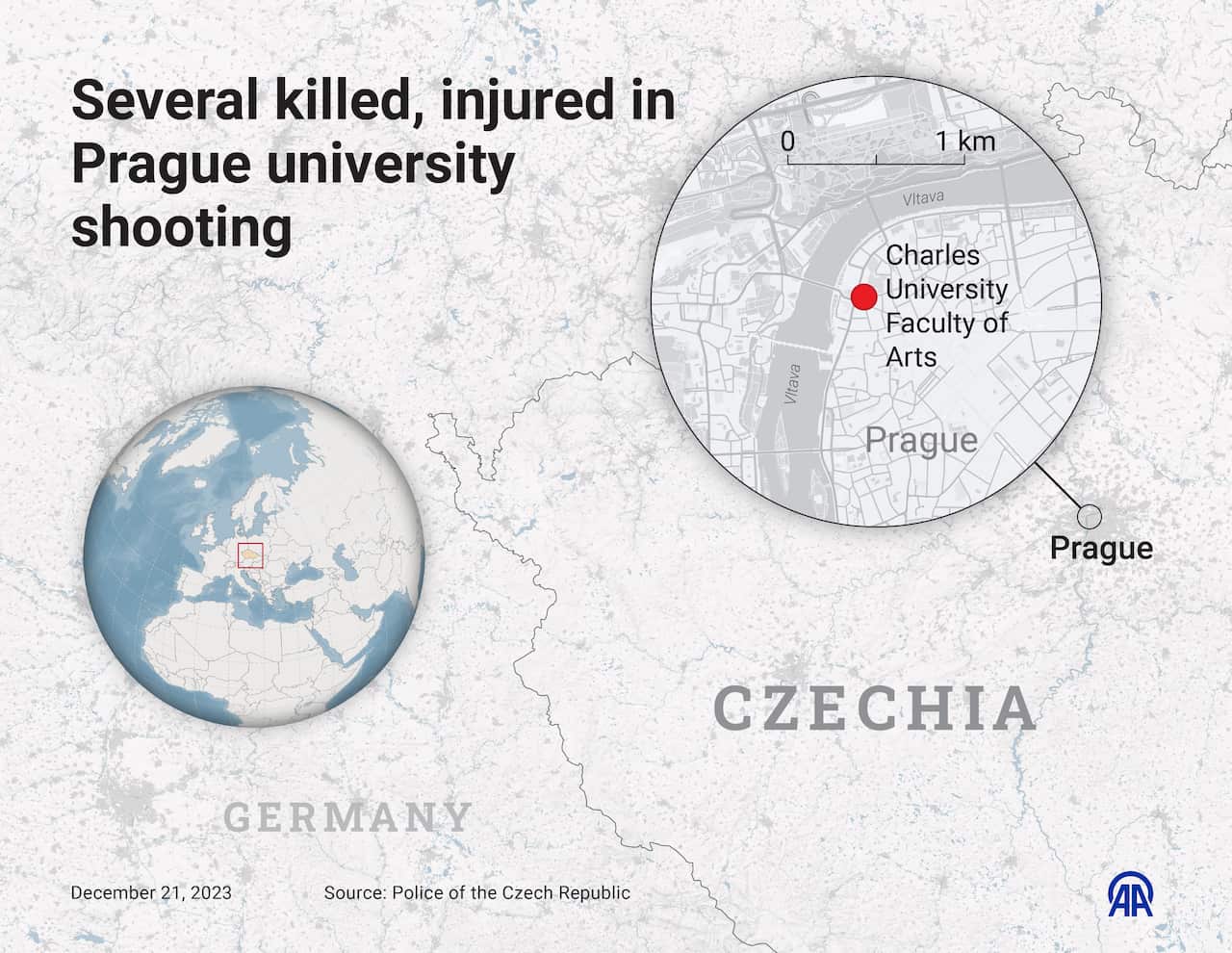 Several killed, injured in Prague university shooting