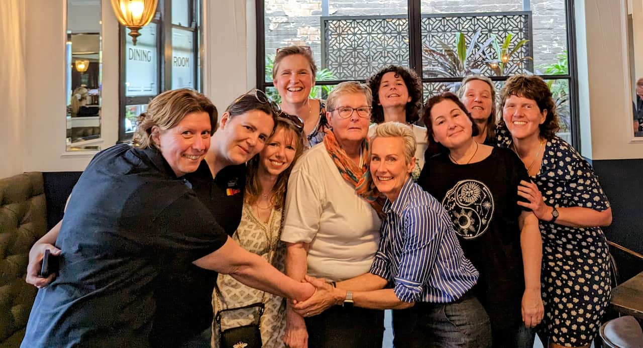 Flying Doctors fans met Lenore.jpg