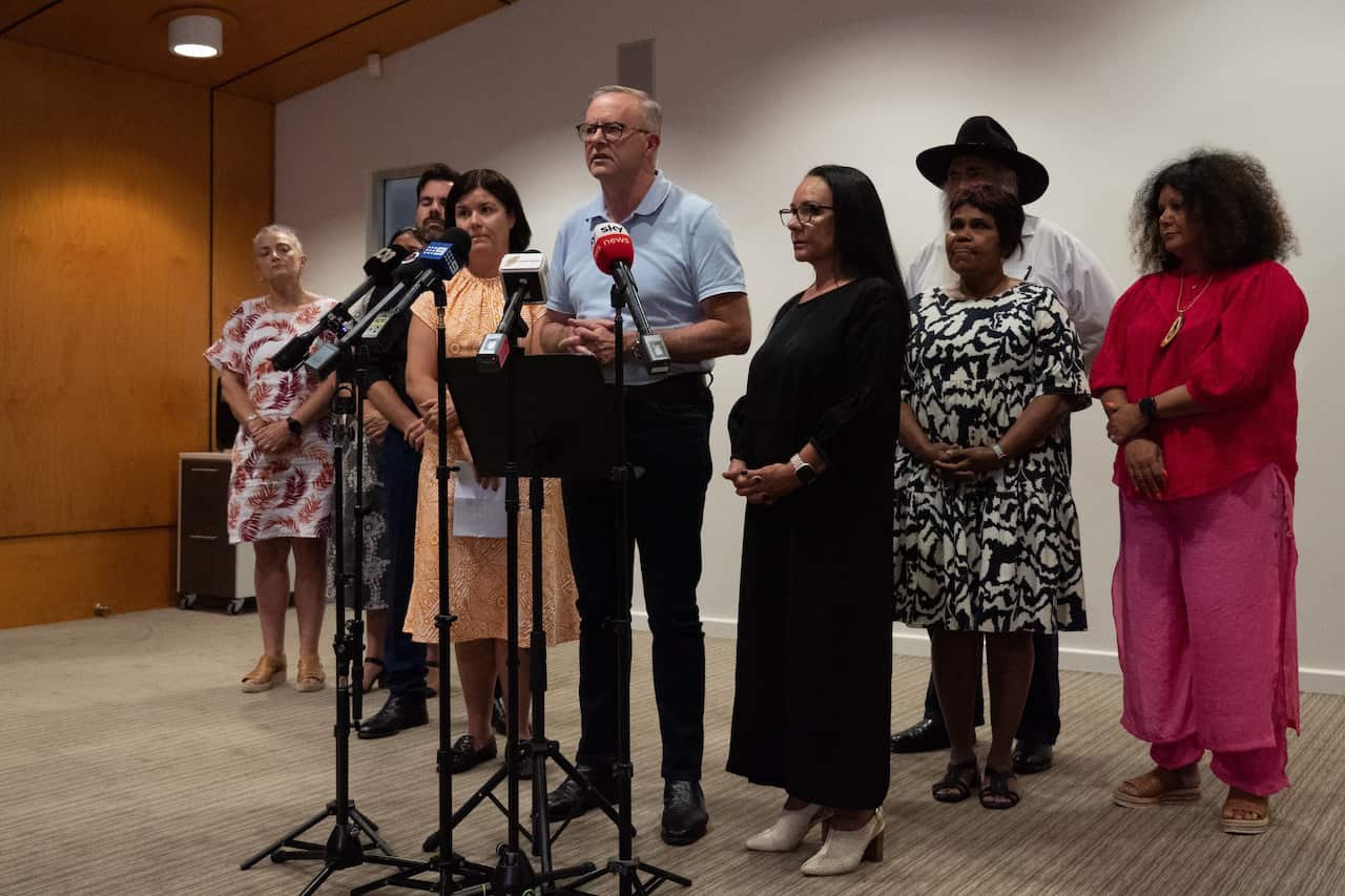 ANTHONY ALBANESE ALICE SPRINGS VISIT