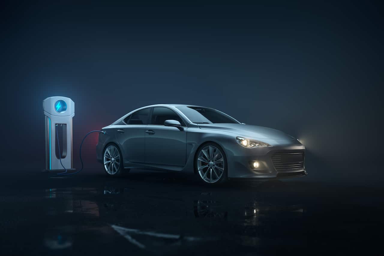 Generic e-car - landscape