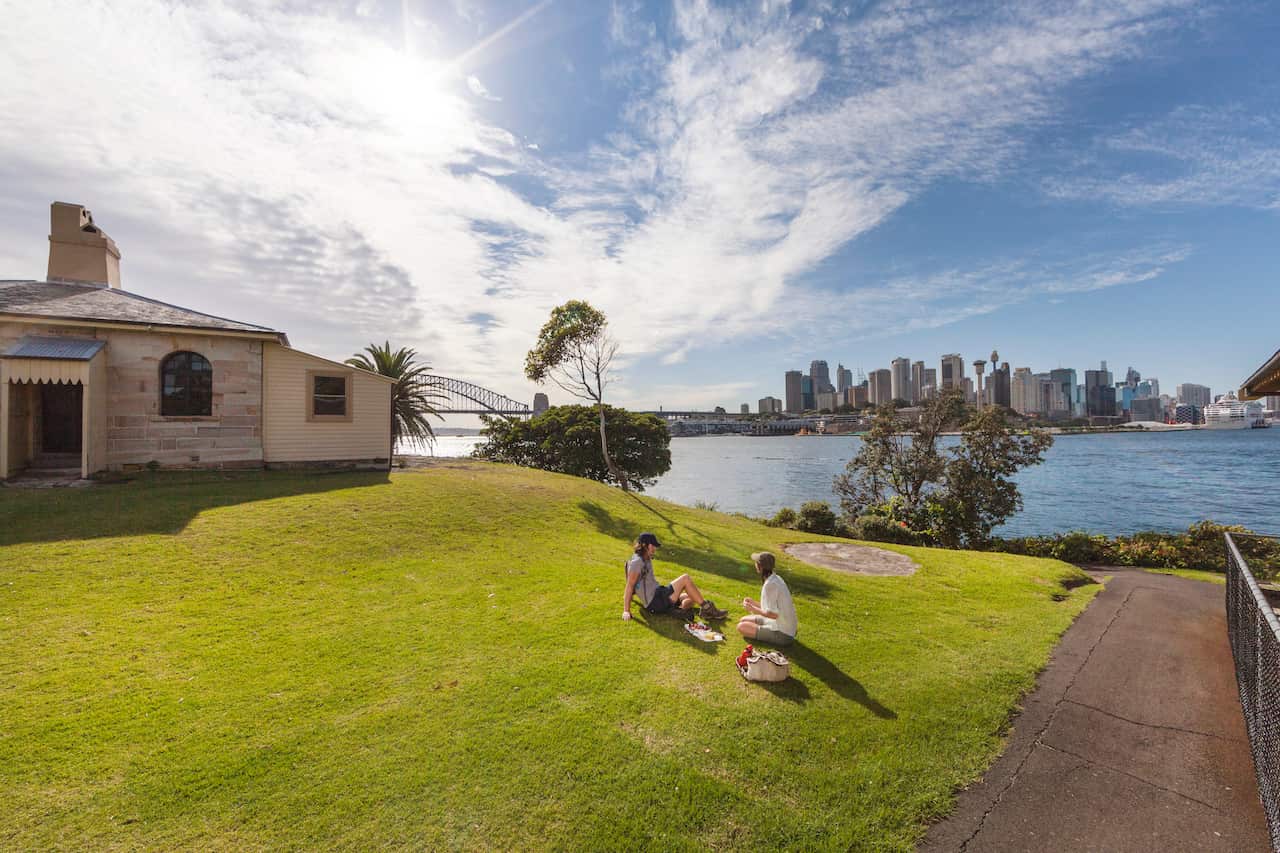 The island was once inhabited by Bennelong and Barangaroo of the Eora Nation.