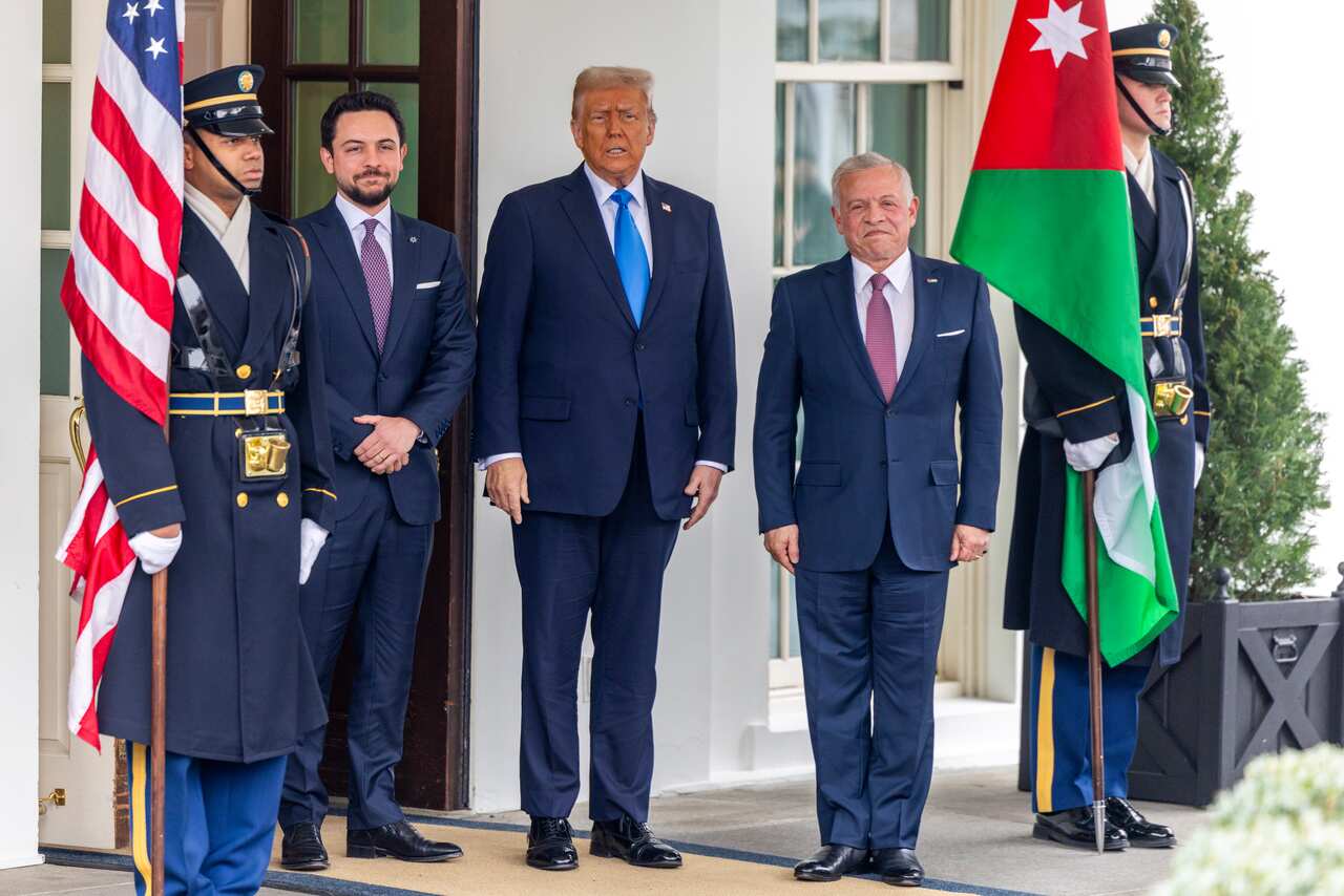 US President Donald J. Trump meets with Jordan's King Abdullah II