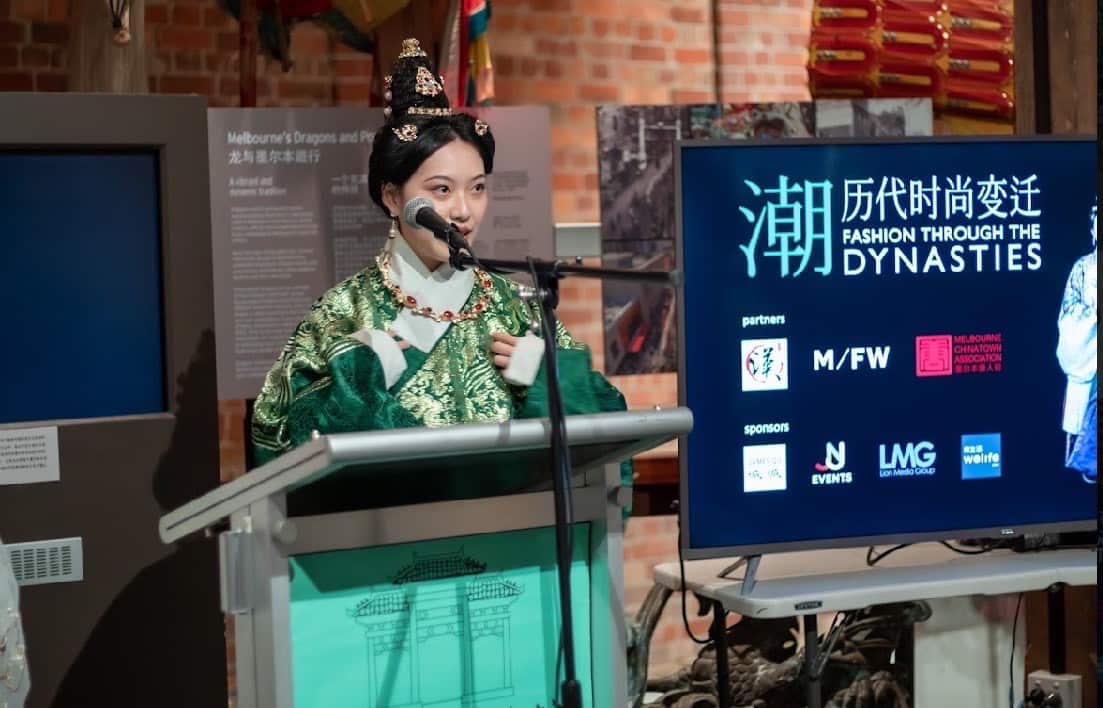 Cassie in local Hanfu event