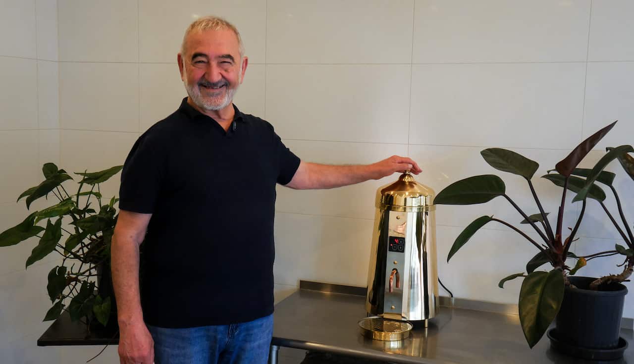 Joseph Atallah and the Zou Zou coffee machine