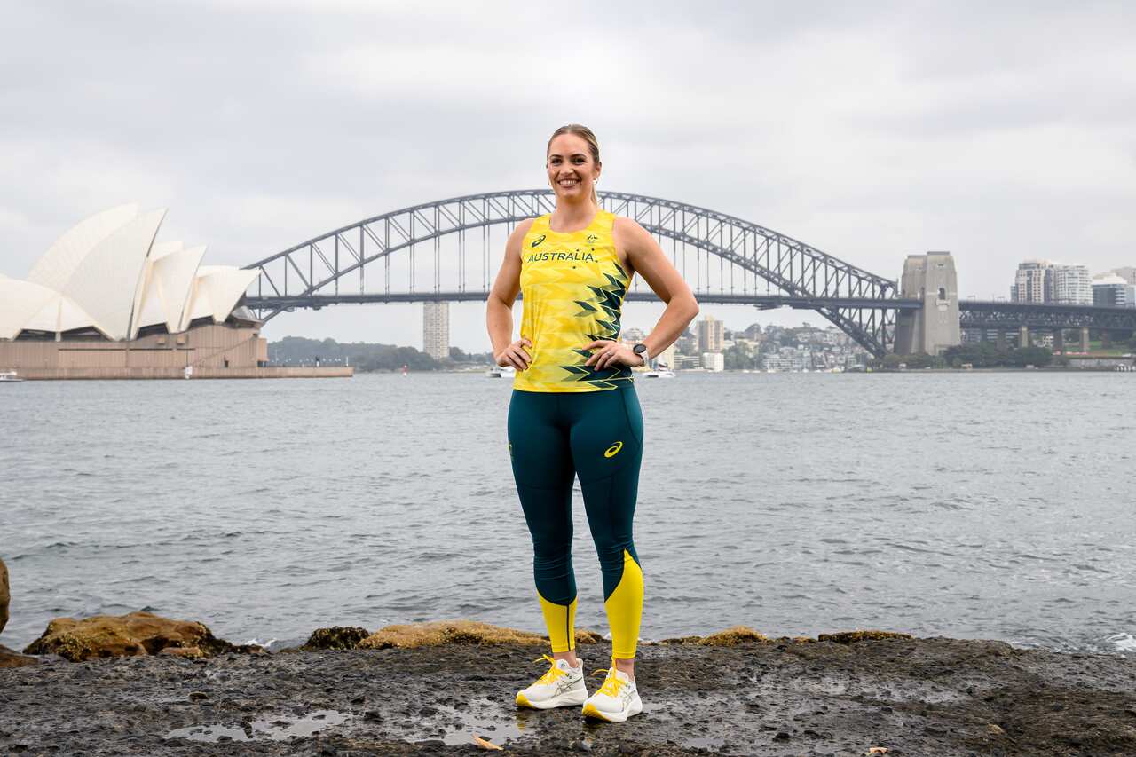 Javelin thrower Kelsey-Lee Barber