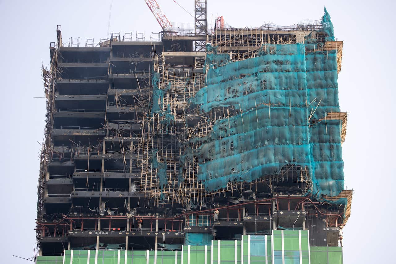 CHINA HONG KONG BUILDING FIRE