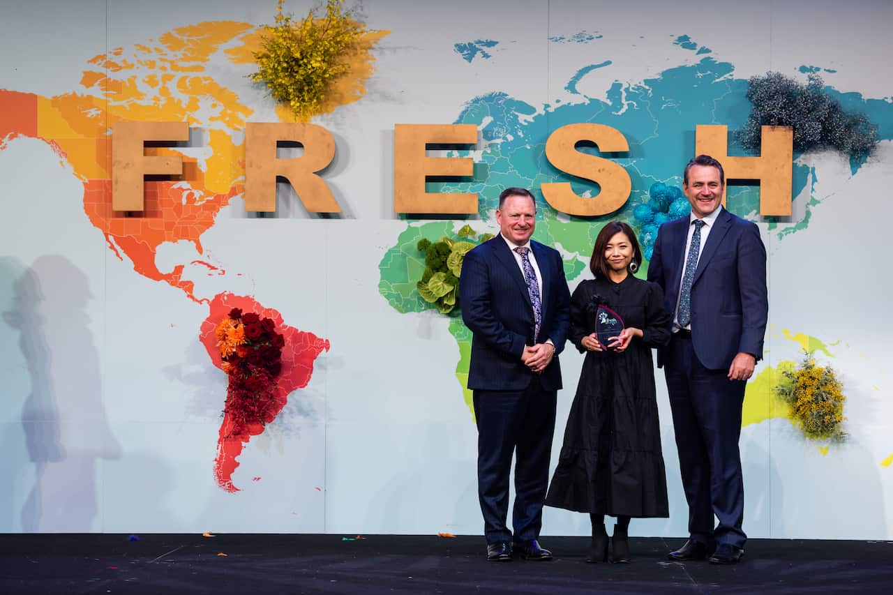 Hananingen wins non-retail /studio florist at Sydney Market's Fresh Awards