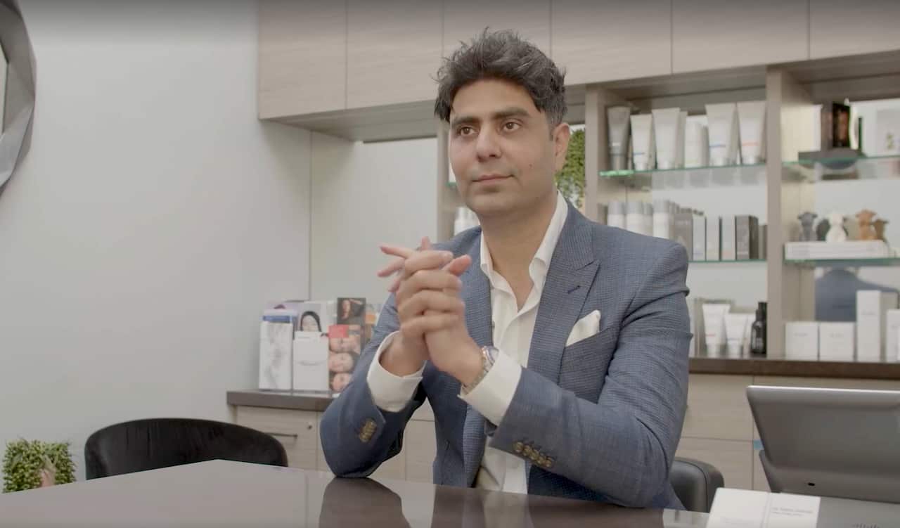 Dr Ehsan Jadoon says patients coming in for cosmetic work are younger than they used to be. 