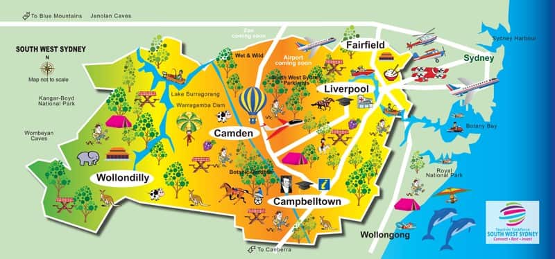 South West Sydney Map
