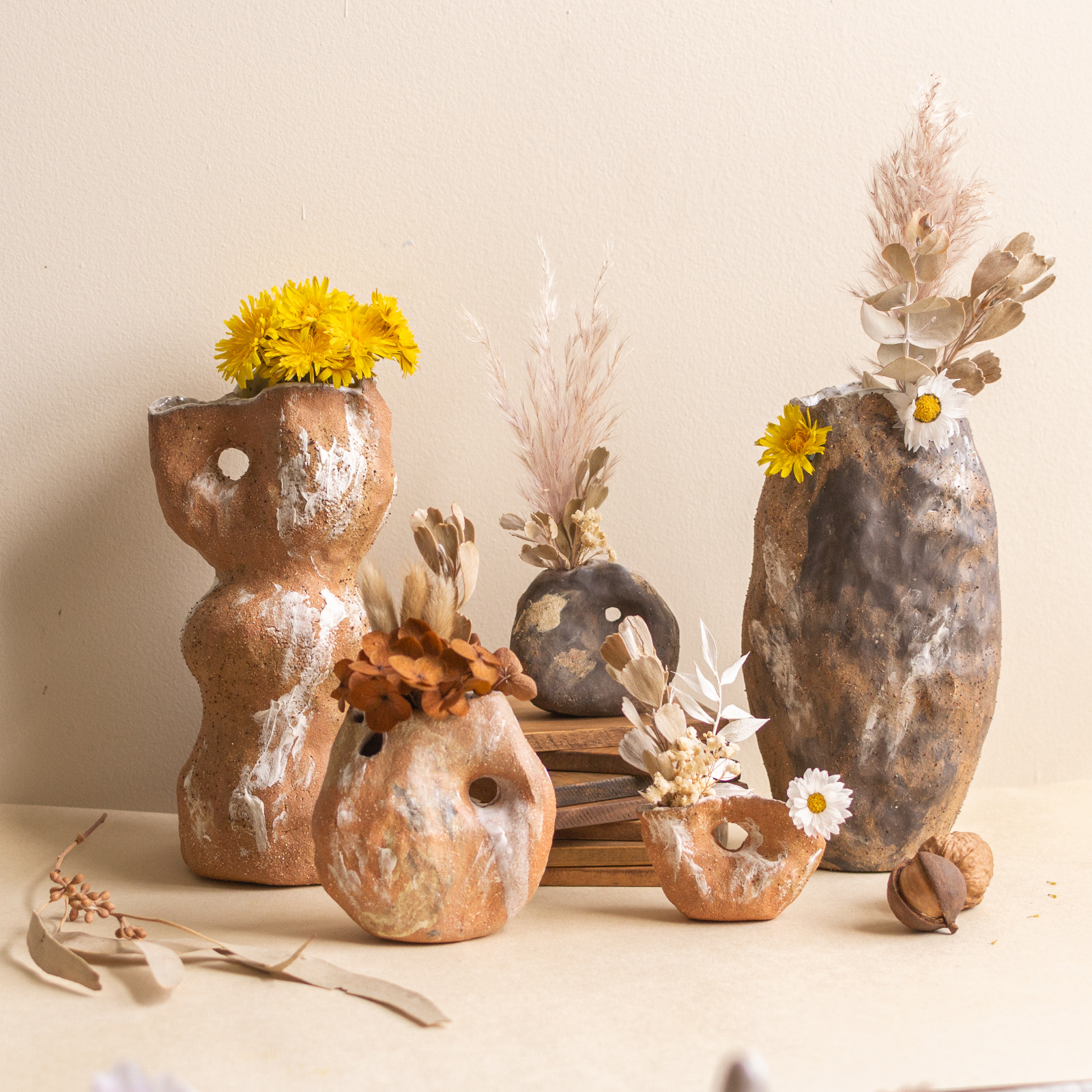 Alcune delle creazioni di Elena