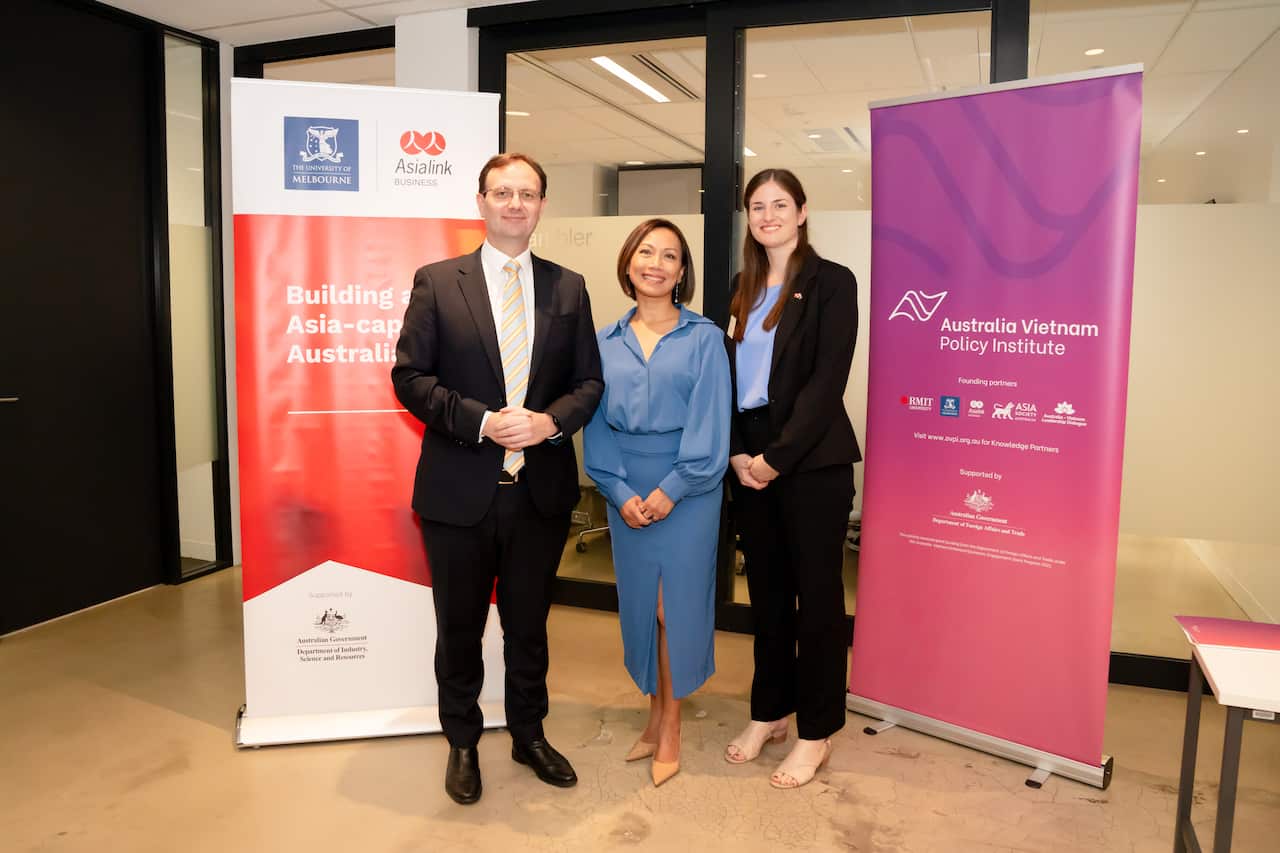 CEO Leigh Howard - Asialink Business, Ms. Dai Le MP, Dominique Wiehahn - Associate Director, Asia Strategy & Impact, RMIT University