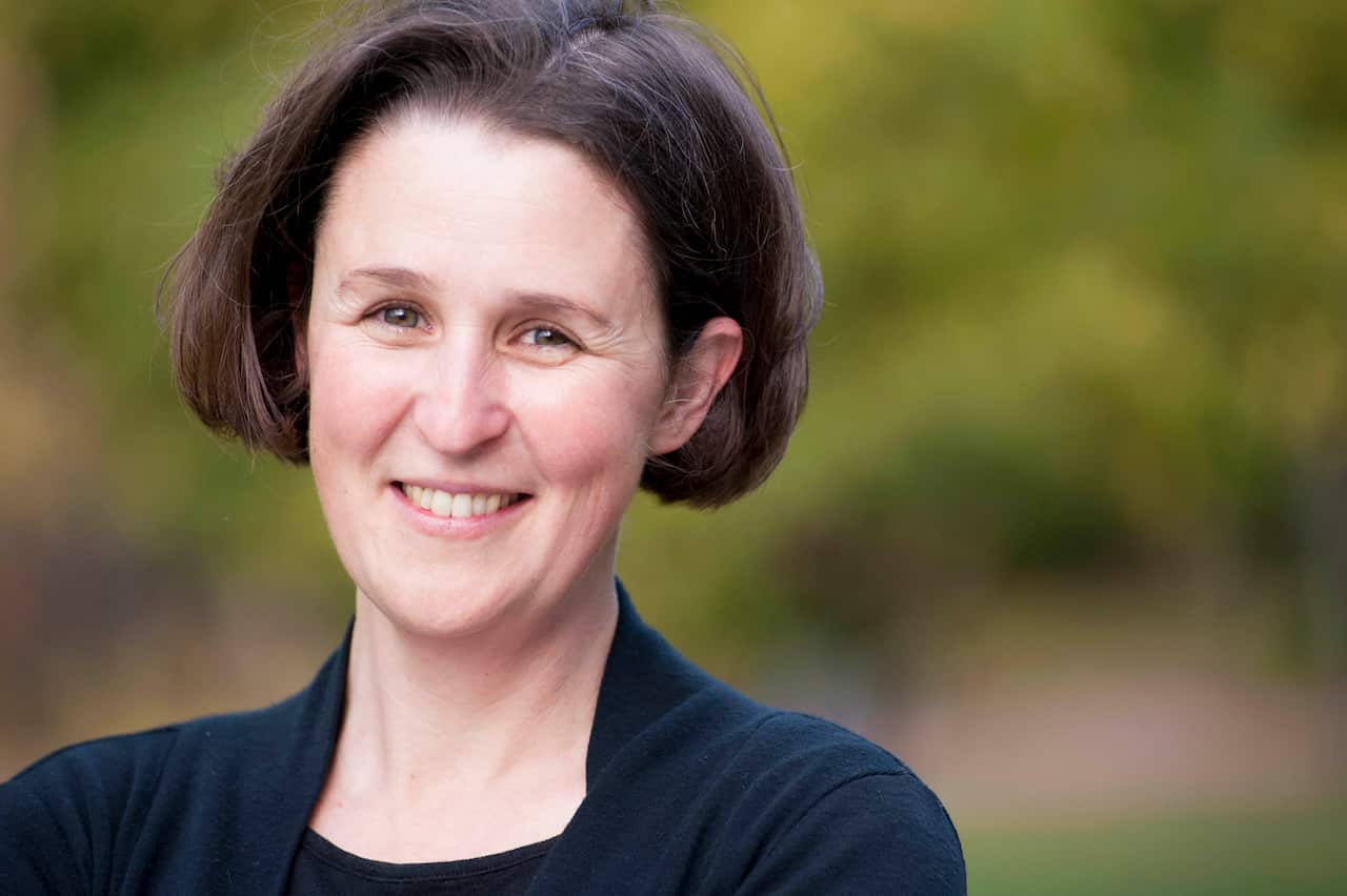 portrait of woman looking at camera