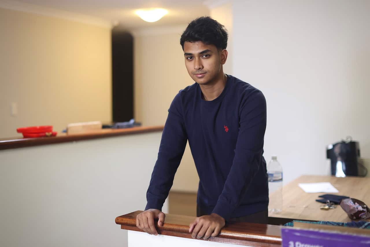 International student Huzaifa Nawaz is in his third year studying at Curtin University (Supplied)