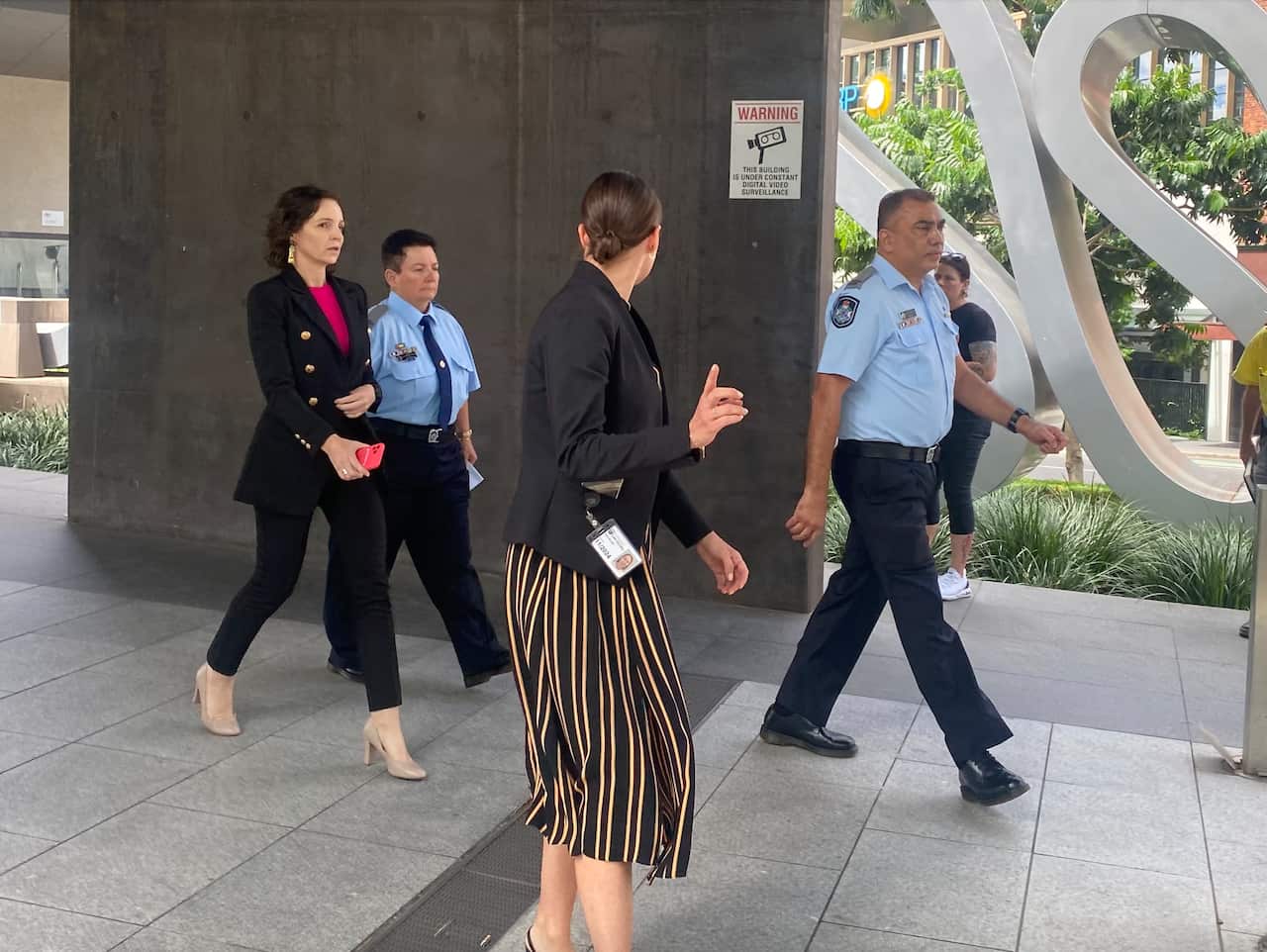 Brisbane City watch house officers who were responsible for performing regular checks on Aunty Sherry in the days leading up to her death. 