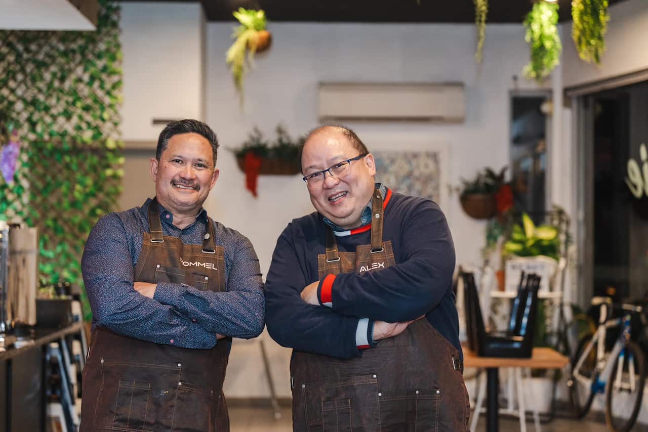 Chef Rommel Cao and Business mentor Alex  Sy.jpg
