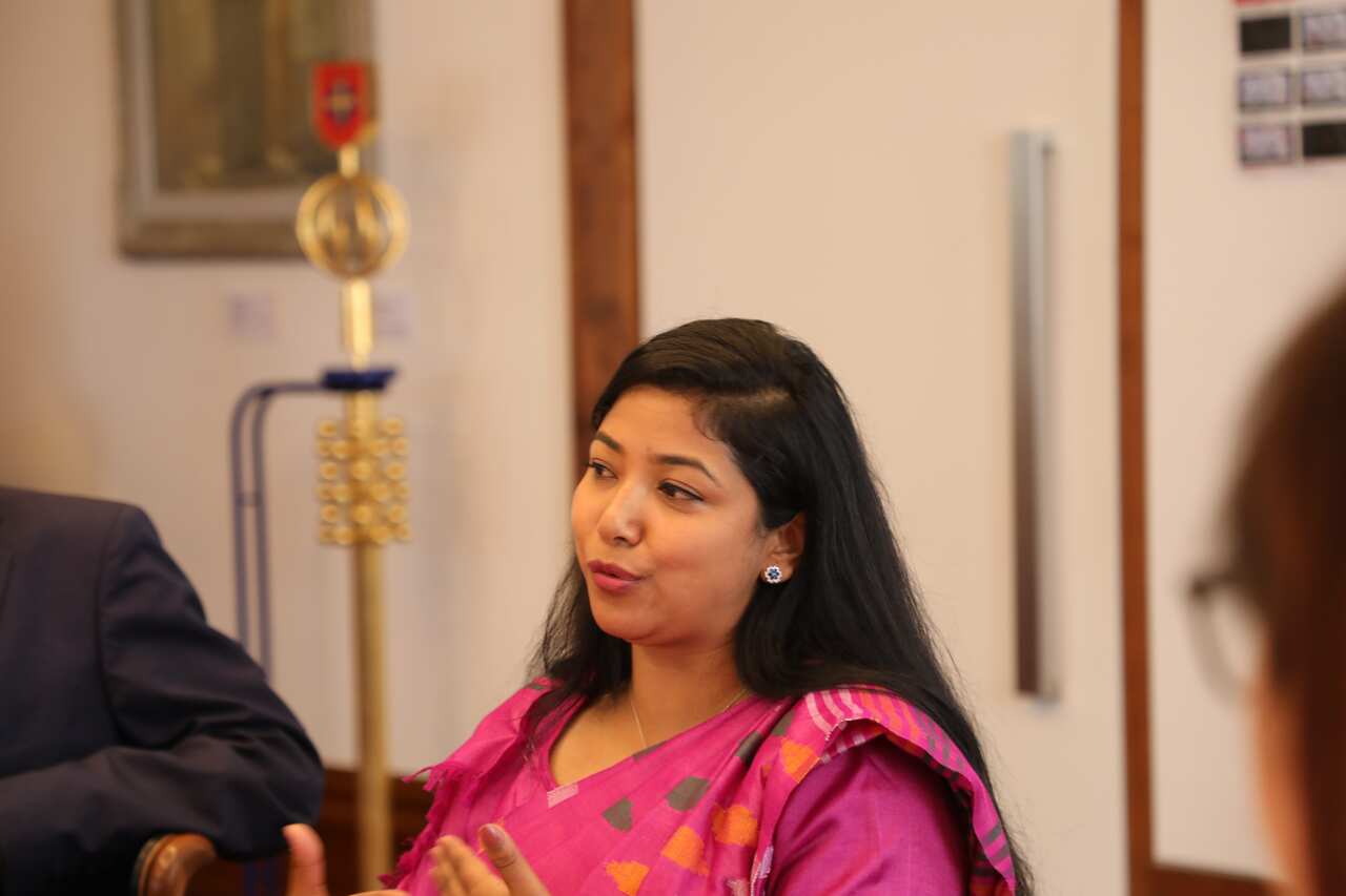 Sunita Dangol, Deputy Mayor of Kathmandu Metropolitan City, during a program in Sydney.