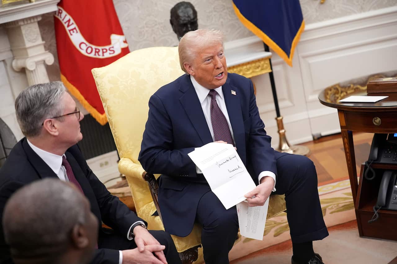 UK Prime Minister Meets With President Trump In Washington