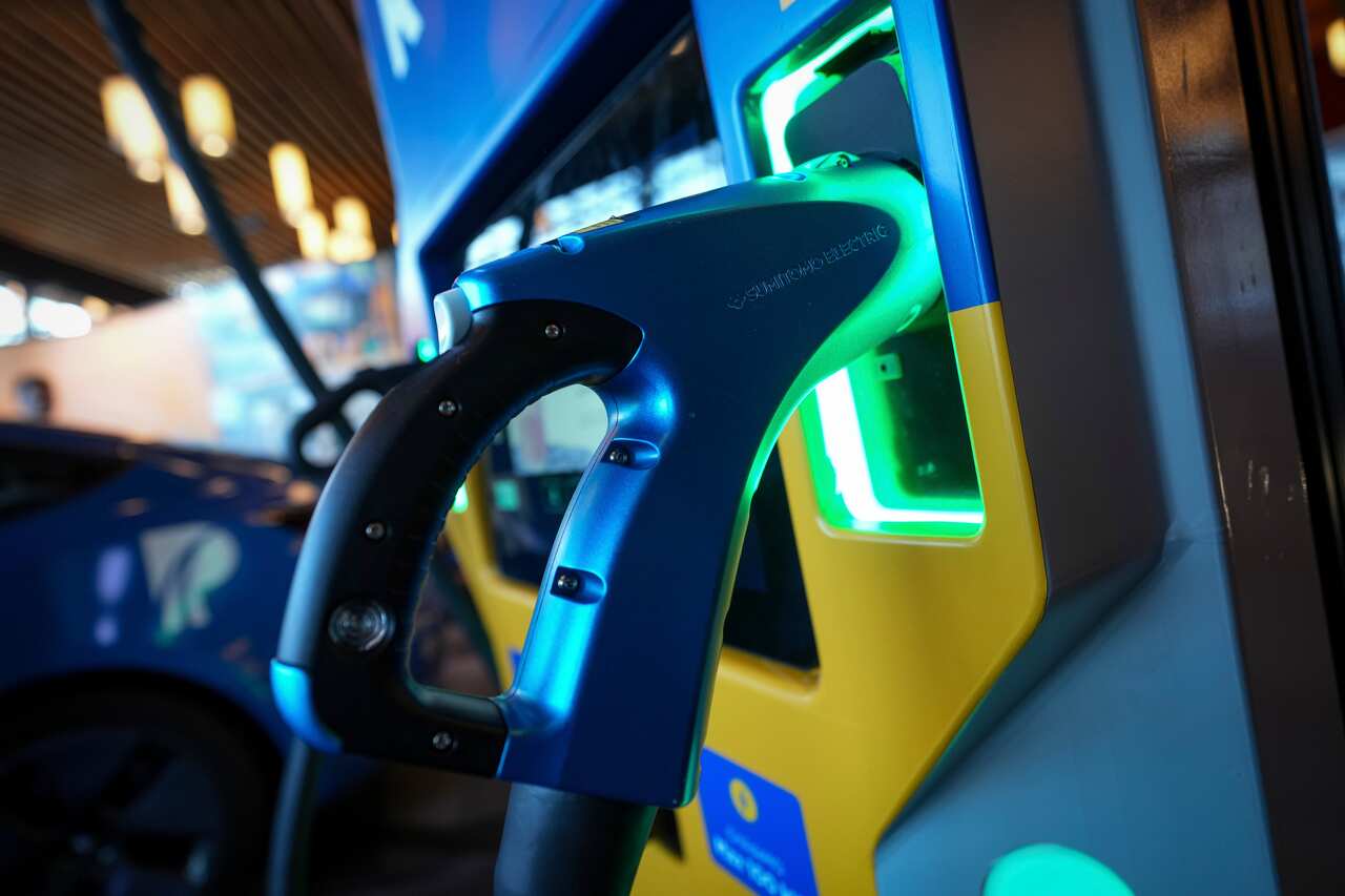 A charging for port electric vehicles.