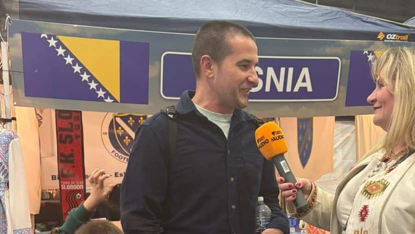 Mehmed, volonter u bh zajednici, Adelaide Eid Festival, april 2026. (Photo Rijad ef. Jazvin).jpg