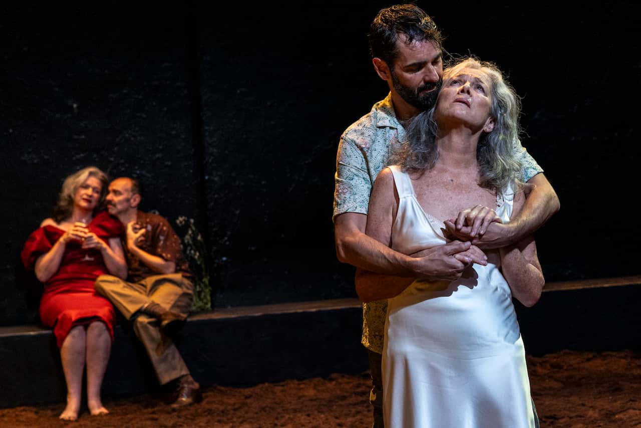 BELVOIR_SongOfFirstDesire_Production_PhotoBrettBoardman_0009_Kerry Fox, Jorge Muriel, Borja Maestre & Sarah Peirse.JPG