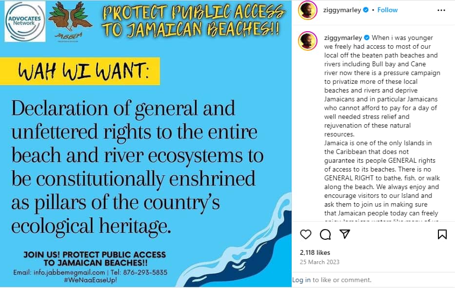 An instagram post with blue background 