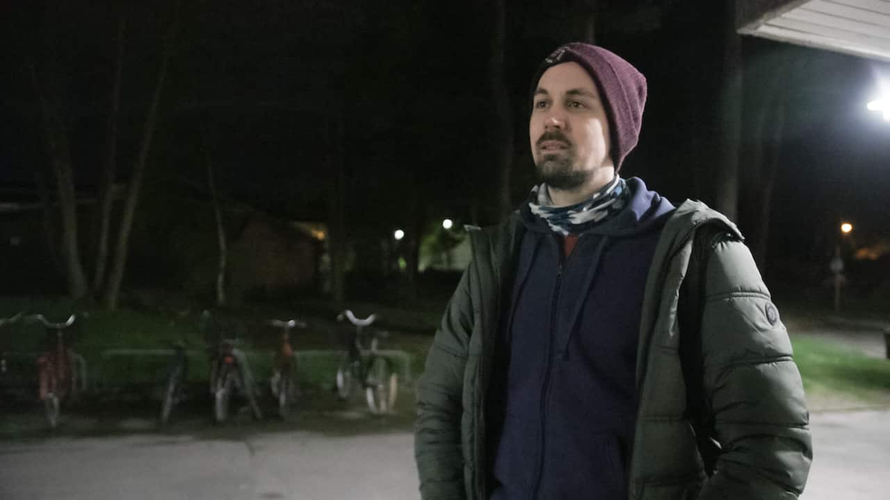 A man wearing a beanie.