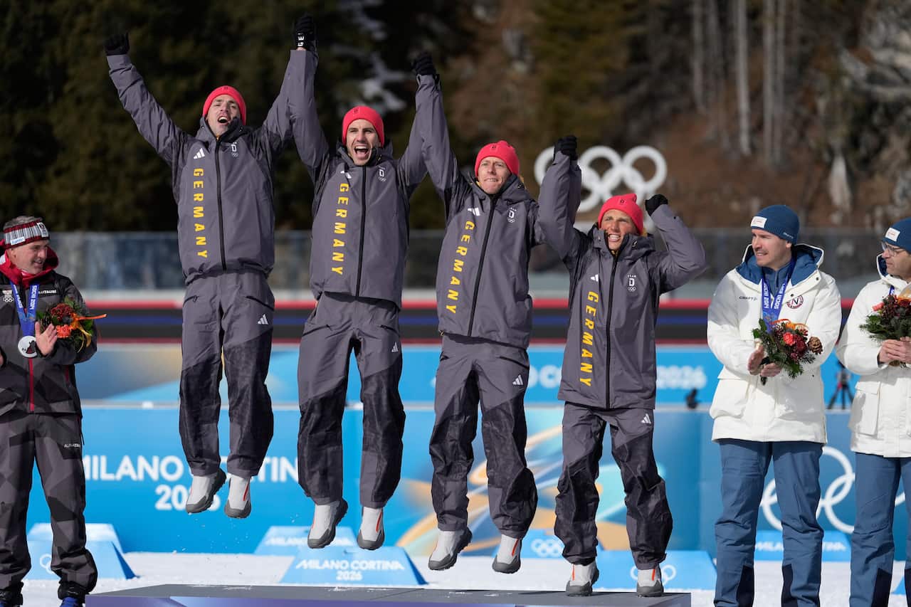 Erik Lesser,Daniel Boehm,Arnd Peiffer,Simon Schempp