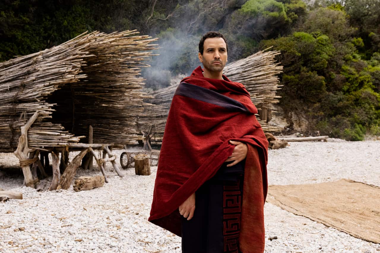 Marwan Kenzari as Antinous in 'The Return'.