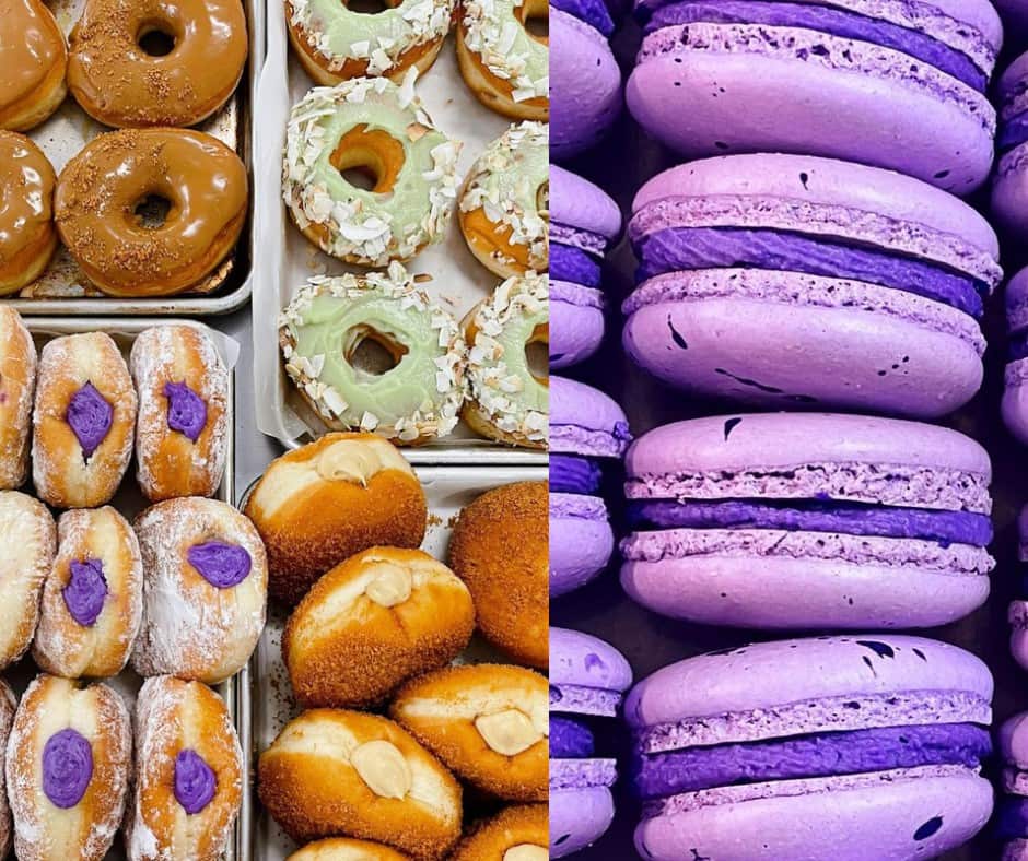 Ube donuts and macarons by Mrs Ube.jpg