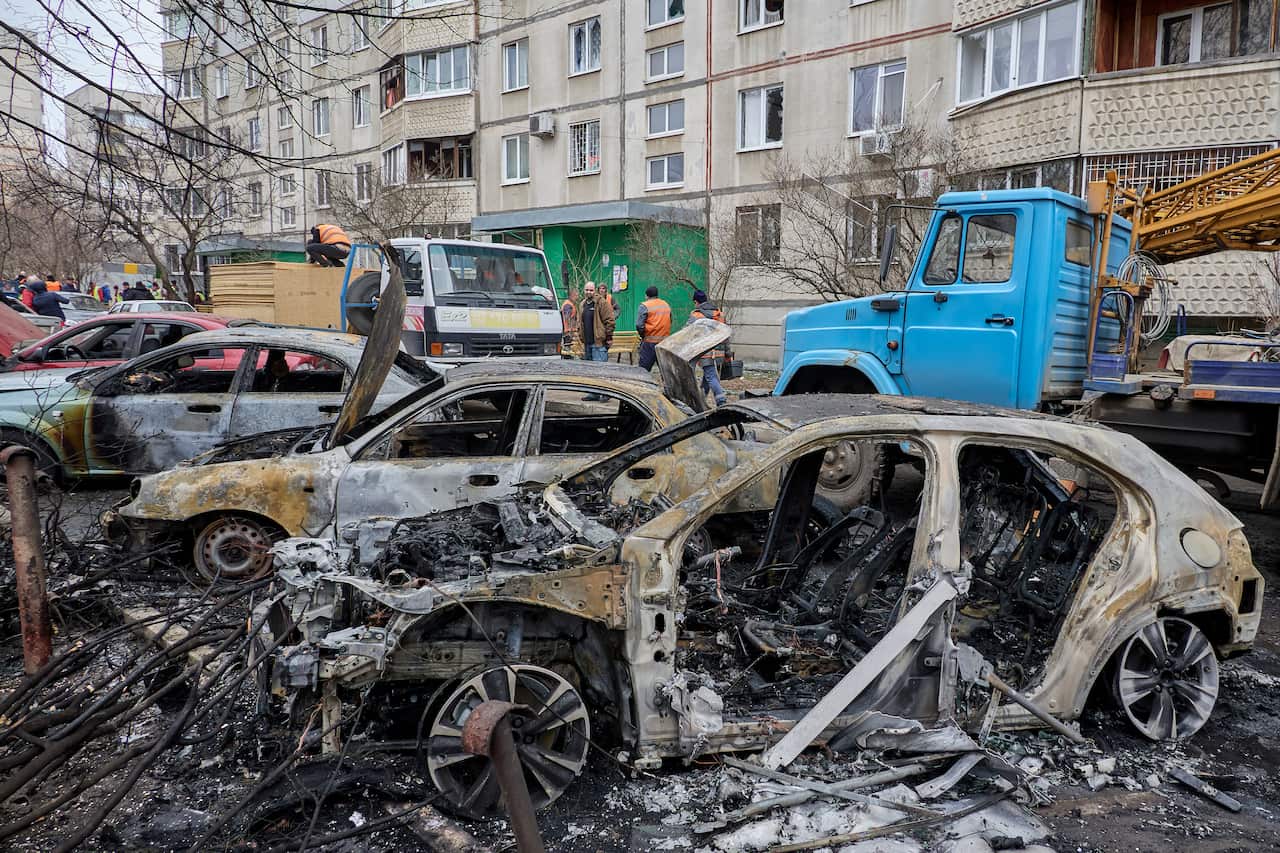 Russian drone attacks on Ukraine's Kharkiv leaves at least eight people injured