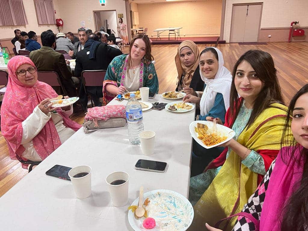 Iftar During a community get to gather in Gippsland
