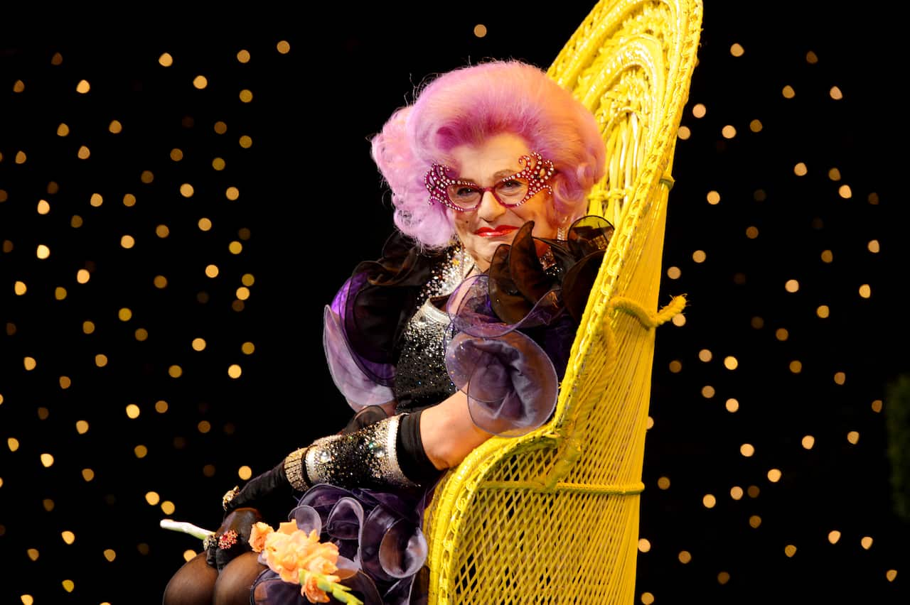 Dame Edna Everage on stage