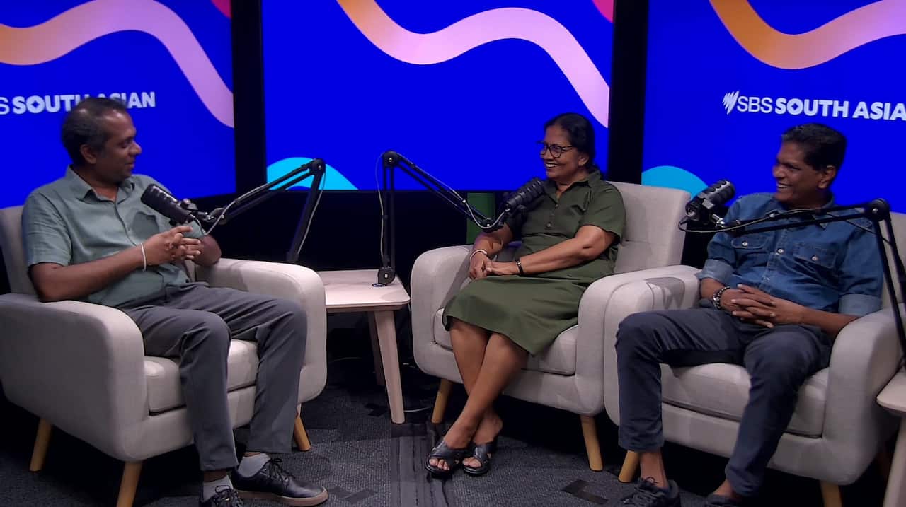 International Mother Tongue Day interview  Sinhala Janahitha Wijayabandara and Thamara Gunatilake with SBS Sinhala Kassapa Senarath - 01.jpg