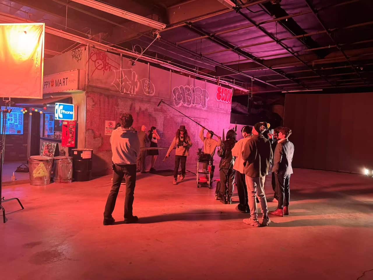 The filming of short dramas in the United States