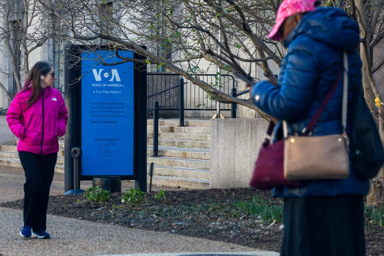 President Trump has signed an executive order to dismantle the federal agency that oversees Voice of America