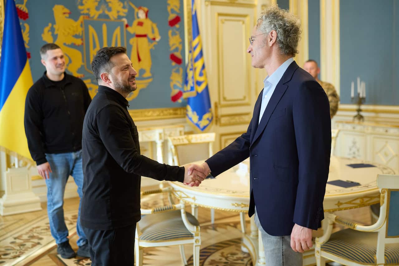 Zelenskyy meets СЕО Palantir Technologies, Alexander Karp