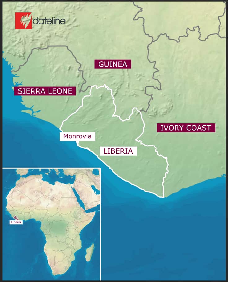 LIBERIA MAP