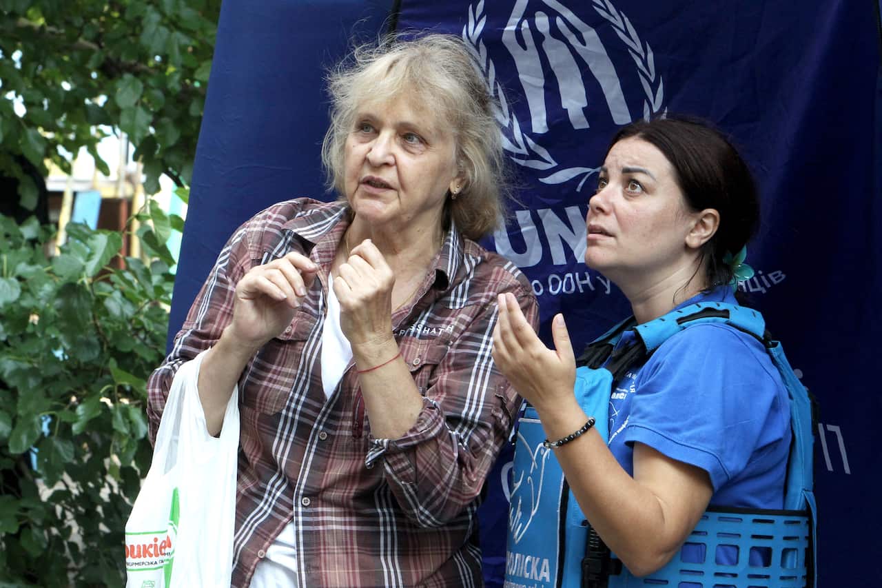 Aftermath of Russian Drone Attack on Dnipro