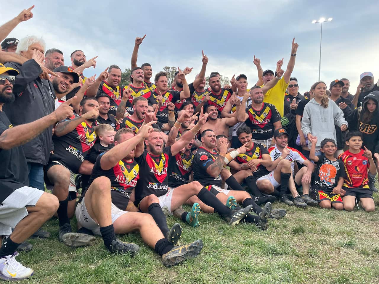 Newcastle All Blacks champions of the 50th